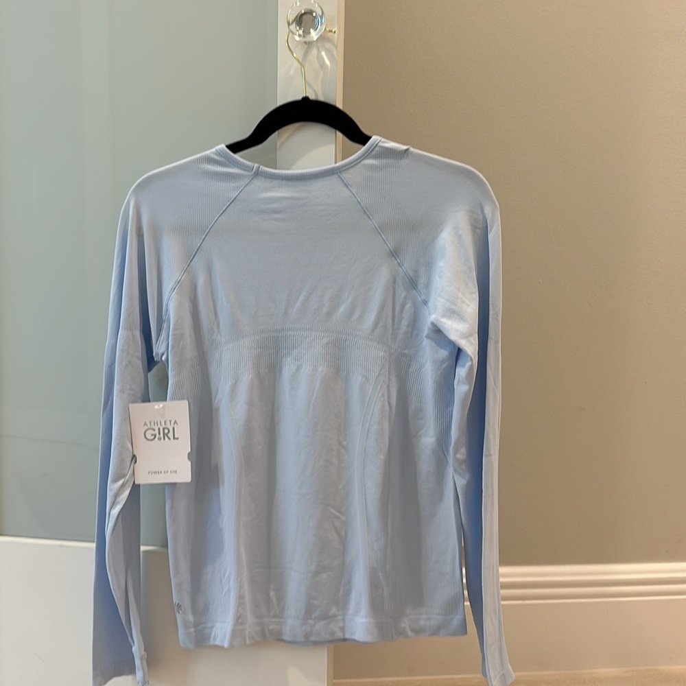 Athleta Girl Power Up Top light blue